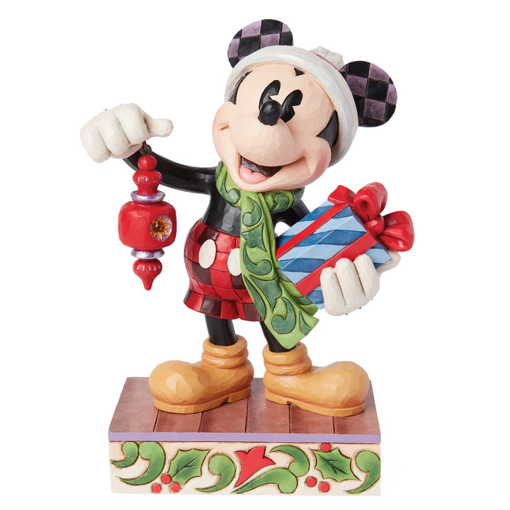 Disney Limited Edition Christmas Mickey Mouse Jim Shore 6015737 Enesco