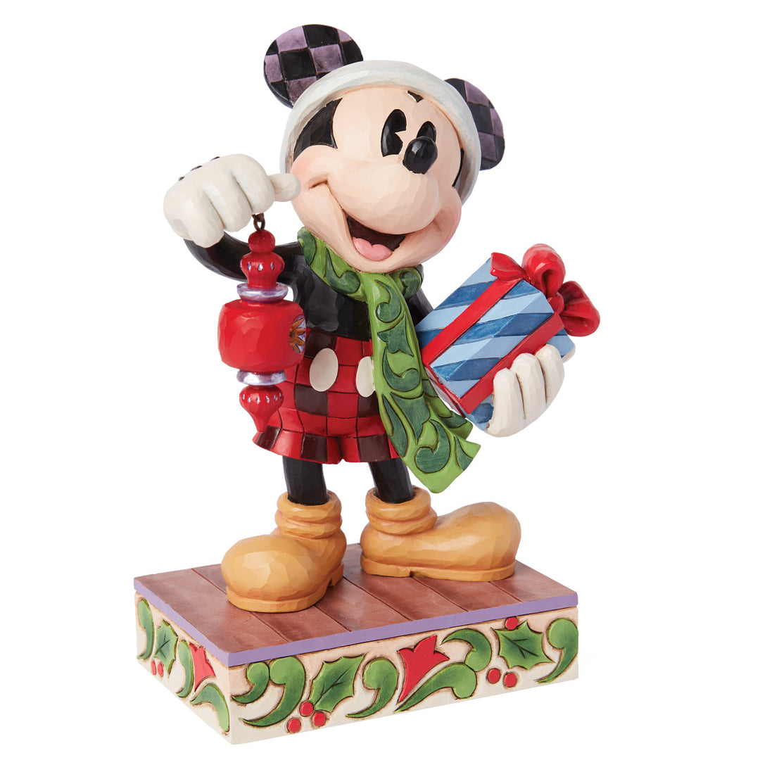 Disney Limited Edition Christmas Mickey Mouse Jim Shore 6015737 Enesco