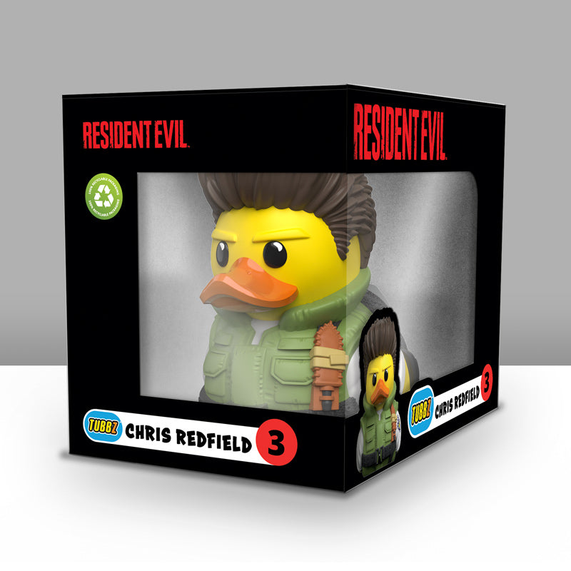 Resident Evil Chris Redfield Ente Badeente Sammelfigur TUBBZ