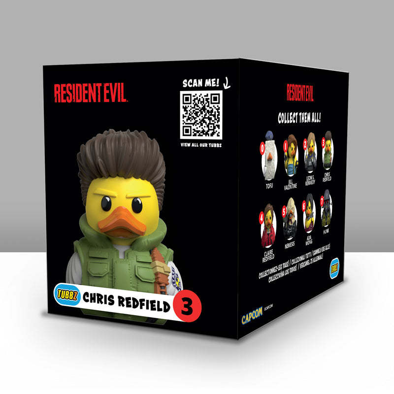 Resident Evil Chris Redfield Ente Badeente Sammelfigur TUBBZ