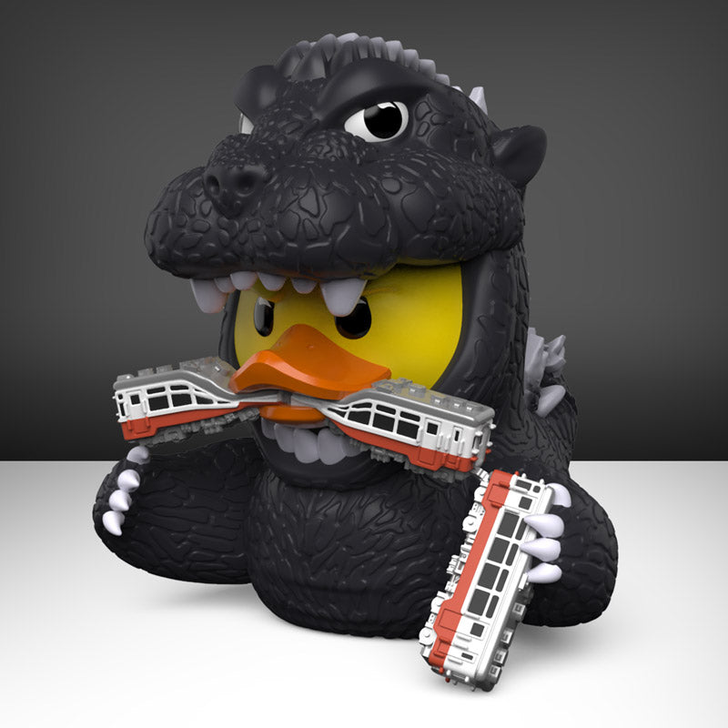 XXL Godzilla Ente Giant Ente Badeente Sammelfigur TUBBZ