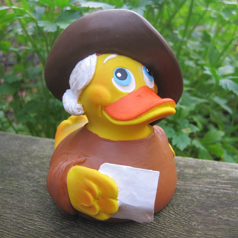 Goethe Duck Quietscheente Badeente Naturkautschuk Lanco