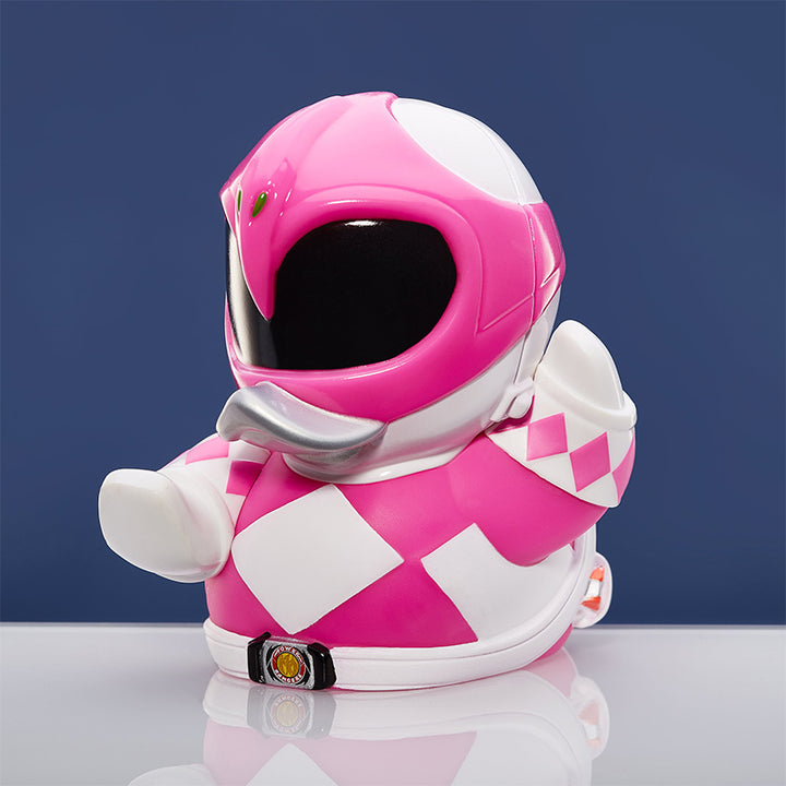 Power Rangers Pink Ranger Ente Badeente Sammelfigur TUBBZ