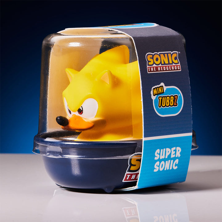 Sonic The Hedgehog Mini Super Sonic Badeente Sammelfigur TUBBZ