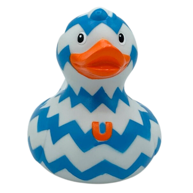 Luxury ZIGZAG BUD Duck Badeente Quietscheente