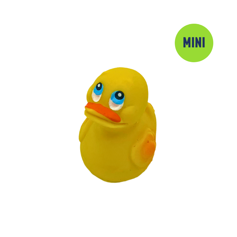 Mini Duck Gelb Quietscheente Badeente Naturkautschuk Lanco