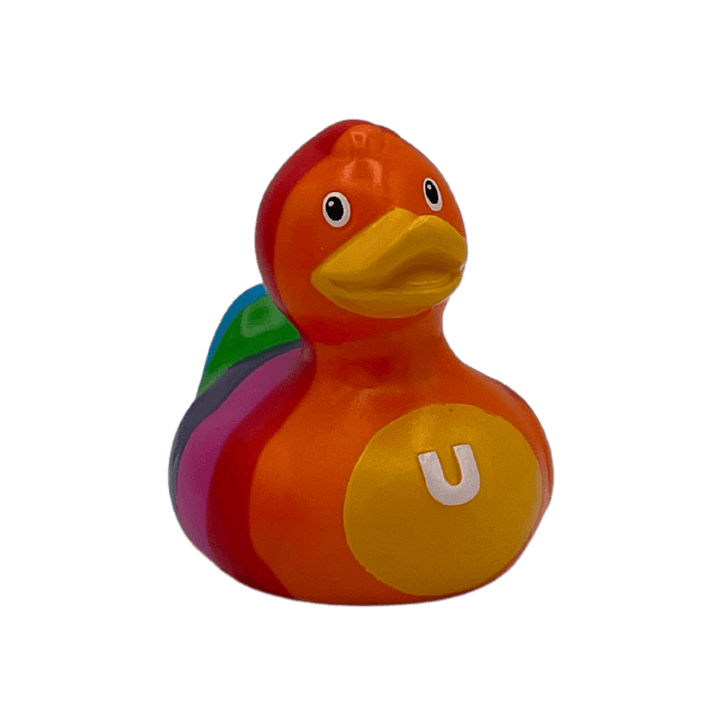 Luxury Mini Rainbow BUD Duck Badeente Quietscheente